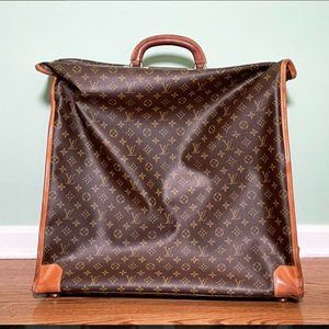 LOUIS VUITTON Original Vintage Garment Bag Monogram Travel Deluxe XL LV Luggage